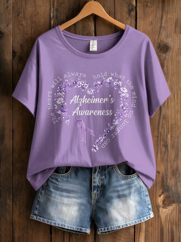 Women's Alzheimer's Disease Awareness T-Shirt