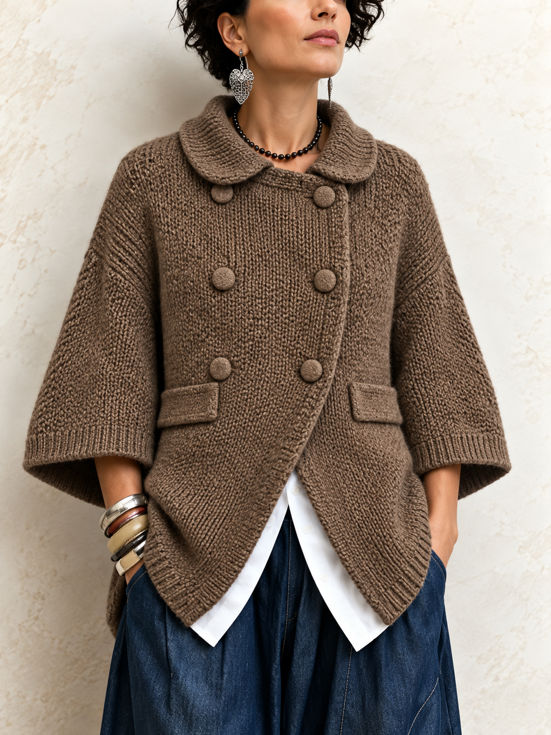 Casual Fashion Long Sleeve Cardigan Coat