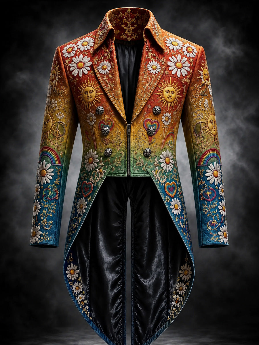 Men's Gothic Steampunk Tail Jacket