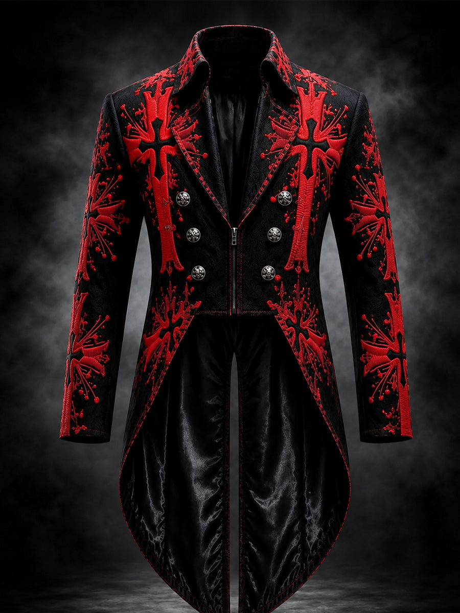 Men's Gothic Steampunk Tail Jacket