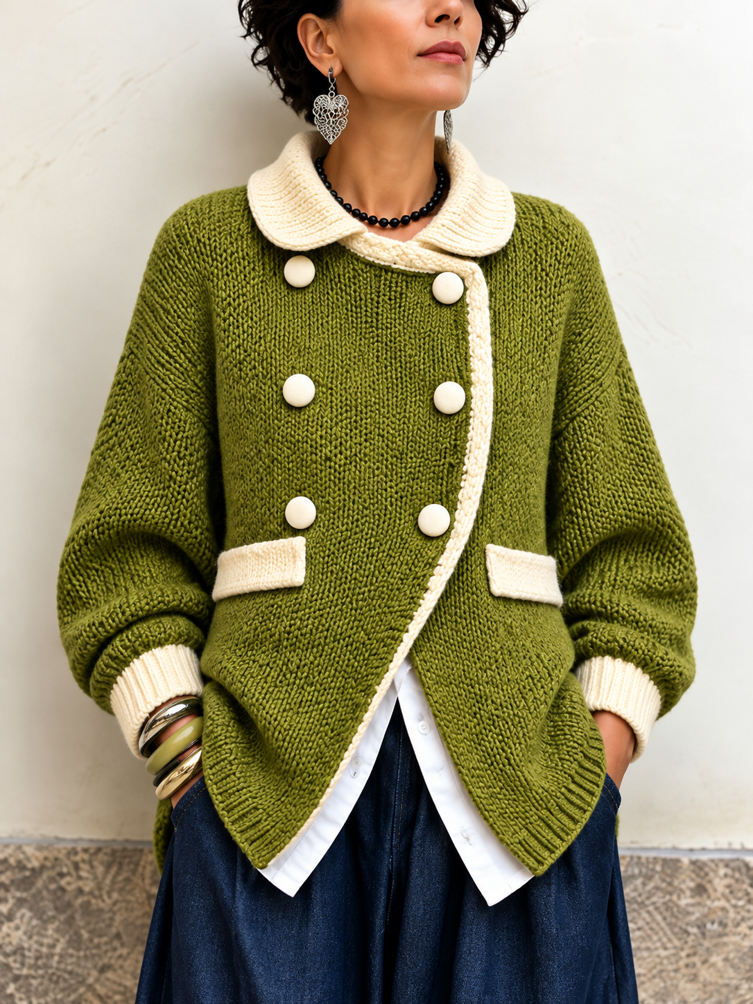 Casual Fashion Long Sleeve Cardigan Coat
