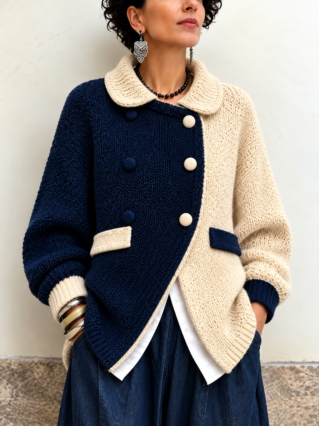 Casual Fashion Long Sleeve Cardigan Coat