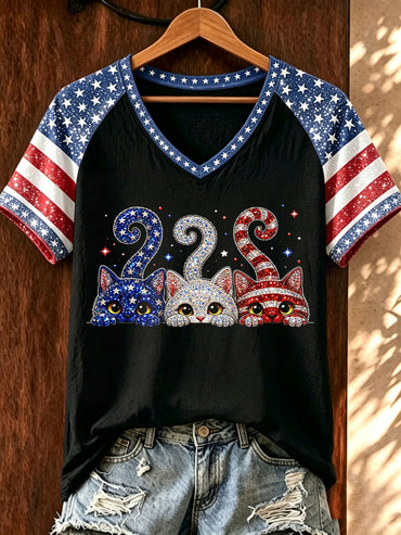 Women's American Cat T-shirt
