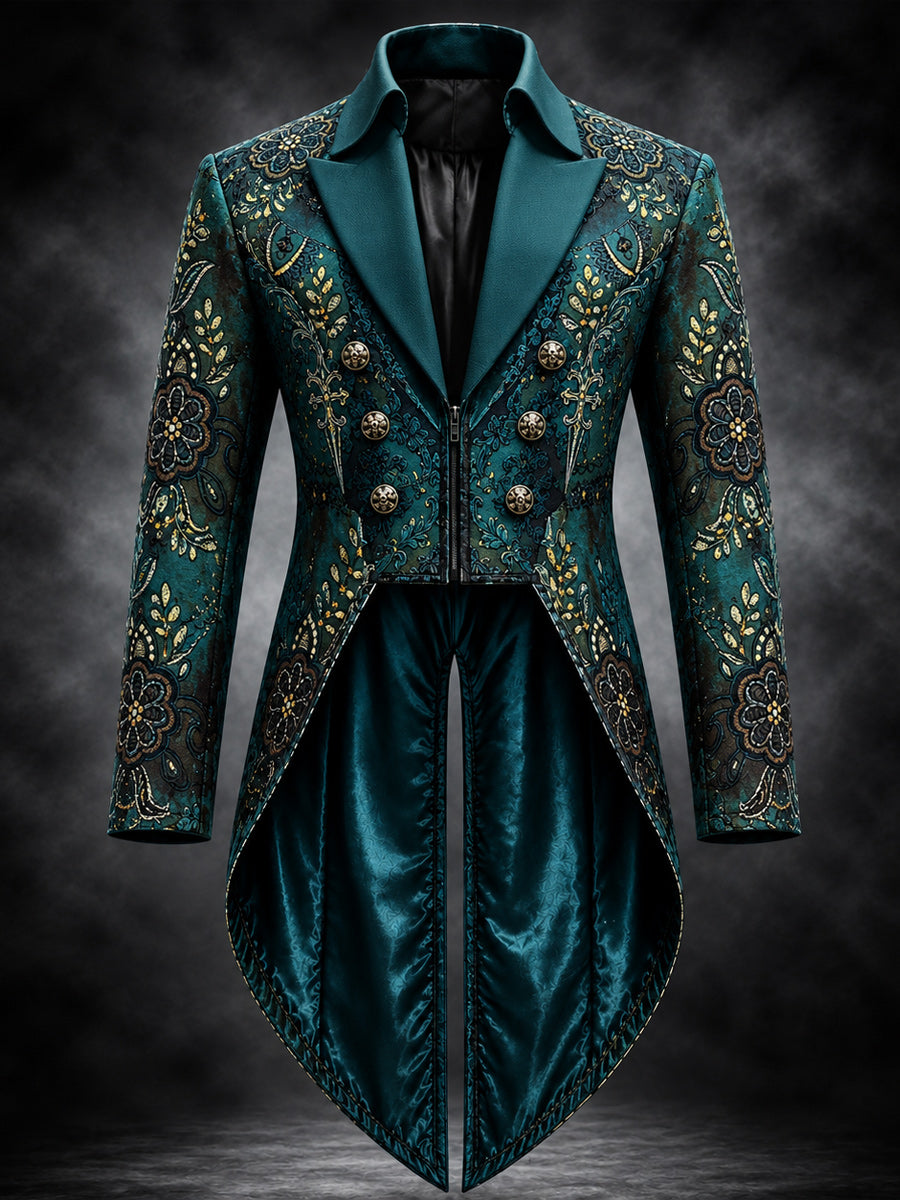 Men's Vintage Art Tail Jacket