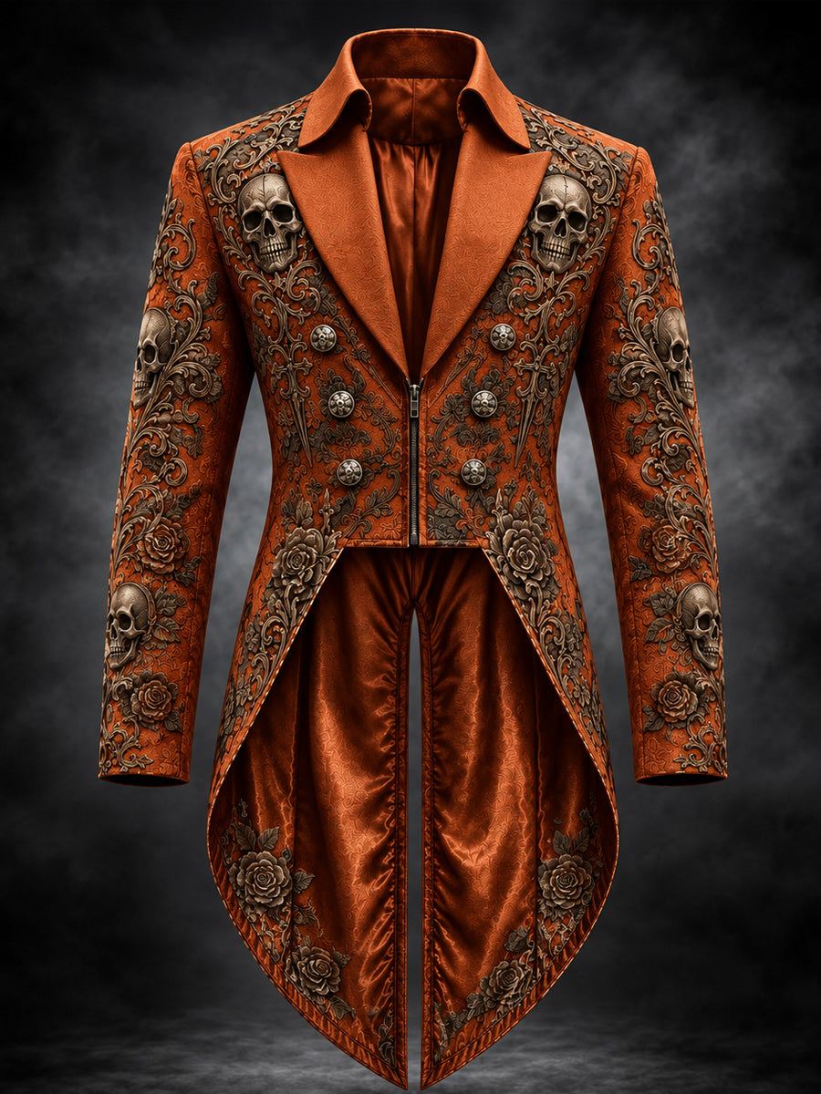 Men's Vintage Art Tail Jacket