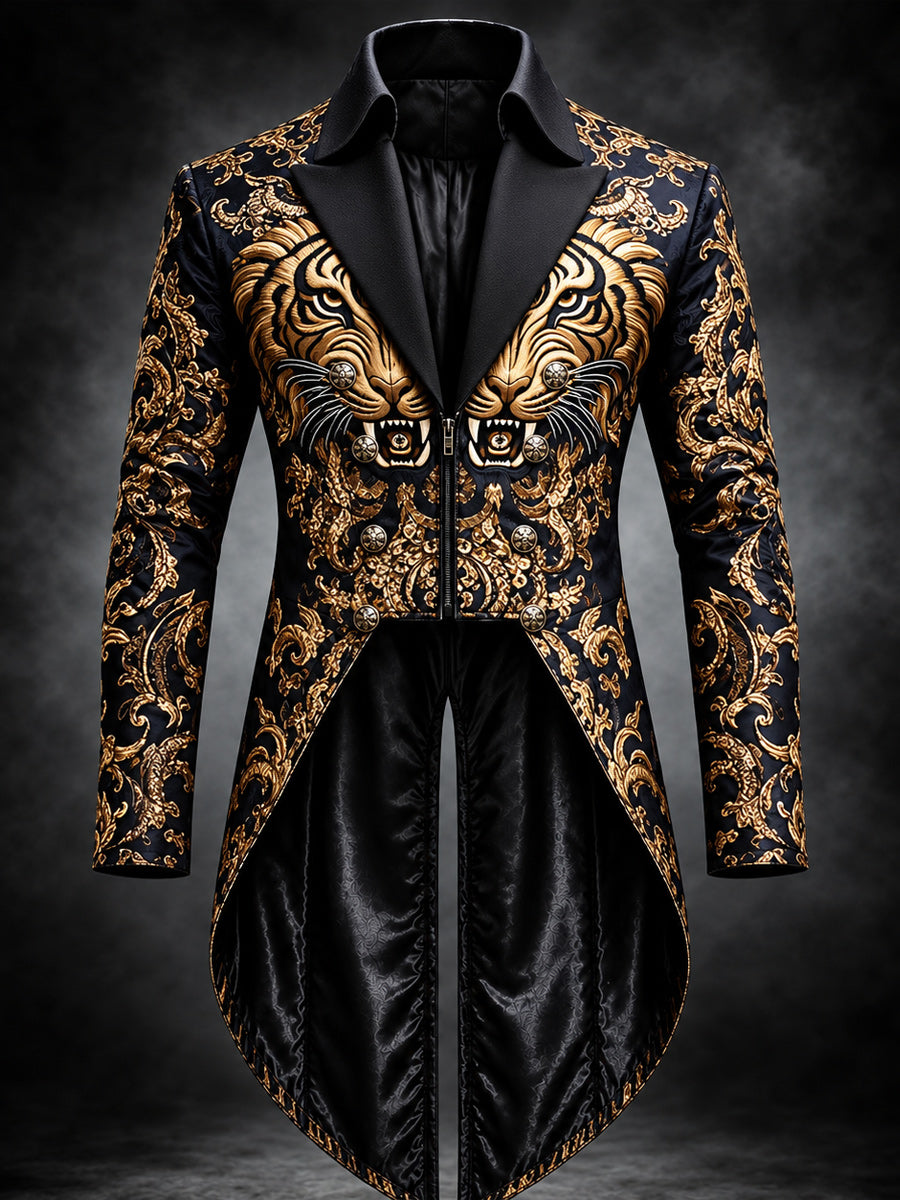 Men's Vintage Art Tail Jacket
