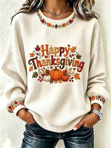 Women'S Casual Printed Sweatshirt
