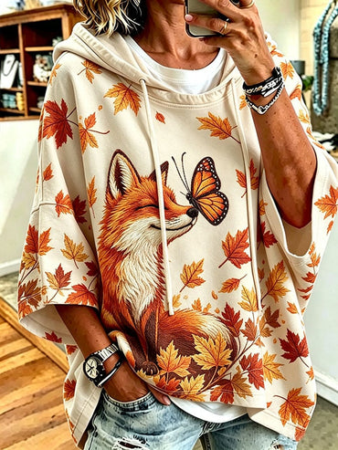 Women's Casual Printed Loose Sweatshirt