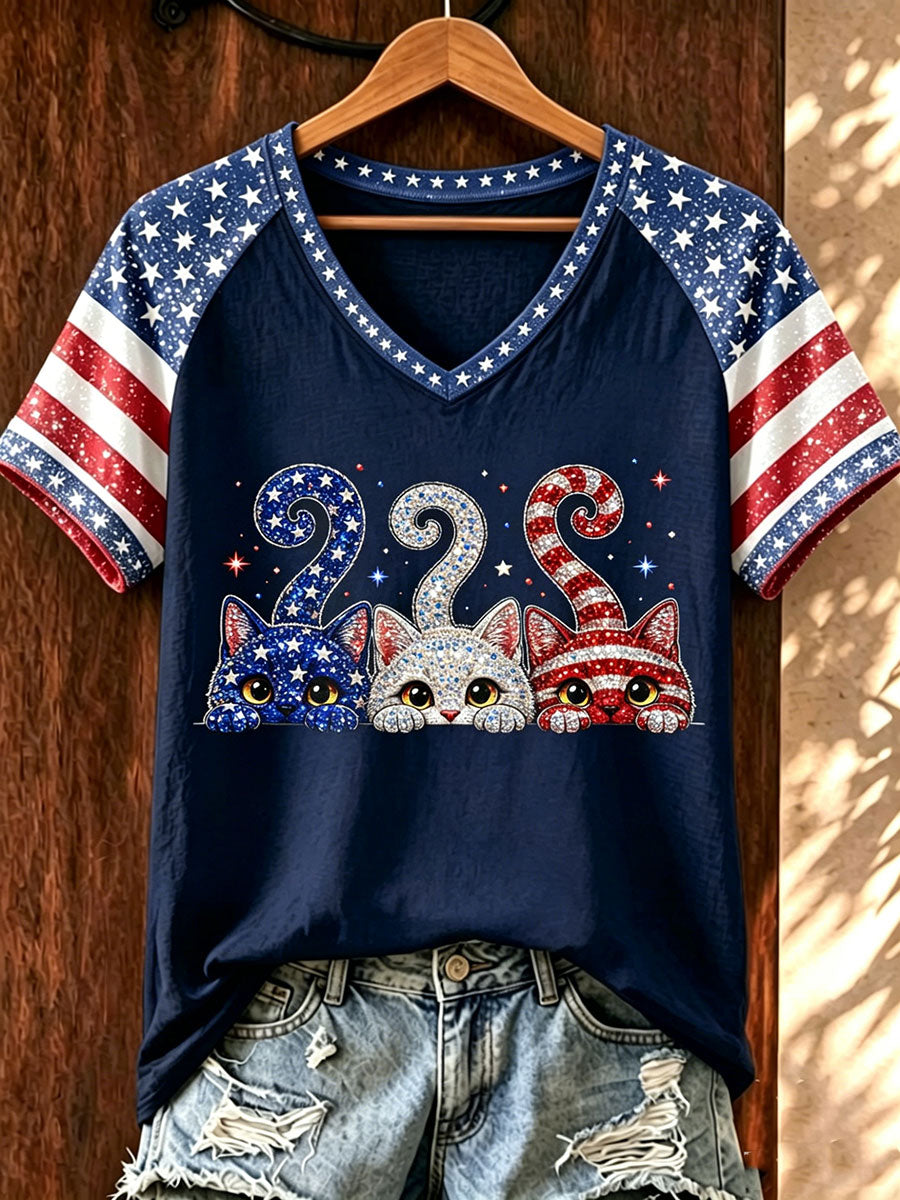 Women's American Cat T-shirt