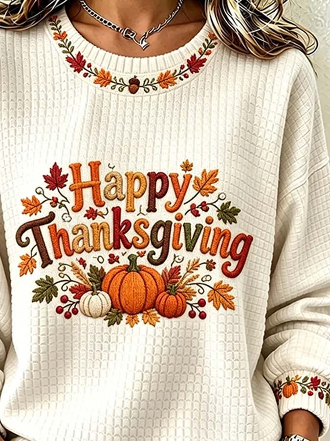 Women'S Casual Printed Sweatshirt