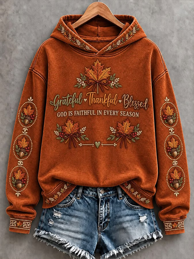 Women's Thanksgiving Faith Casual Sweatshirt