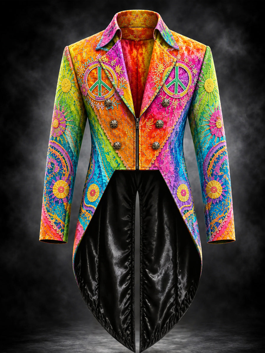 Men's Gothic Steampunk Tail Jacket