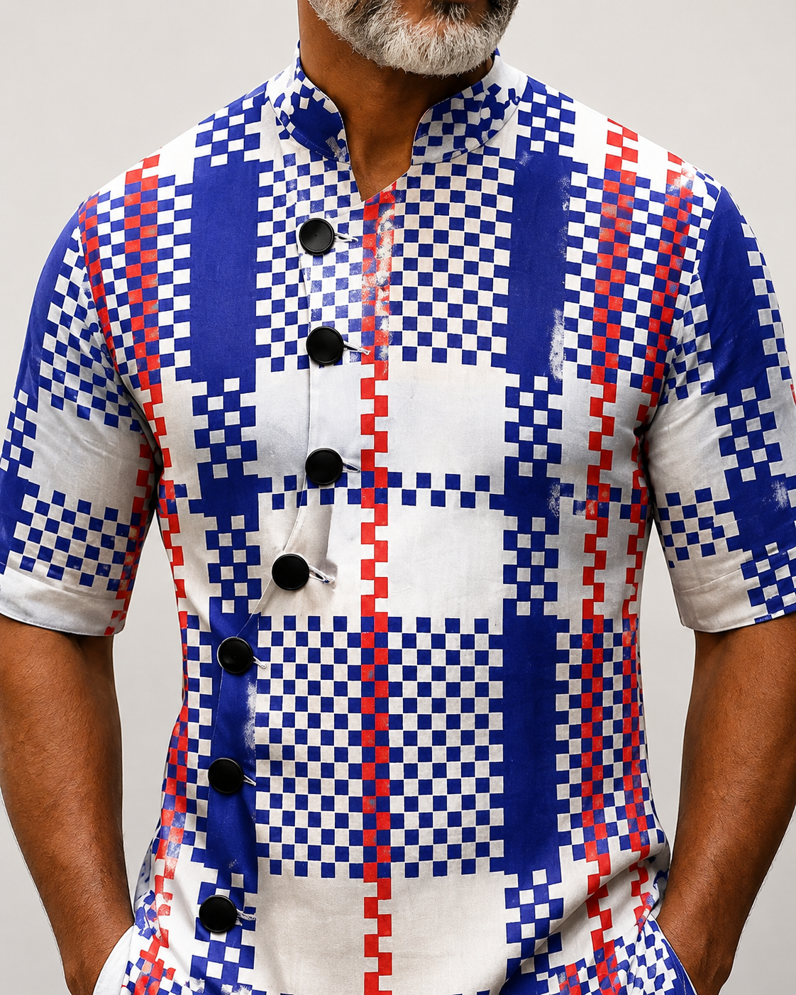 Men's Casual Vacation Cotton Shirt Set