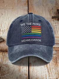 Unisex pride rainbow month Print Hat