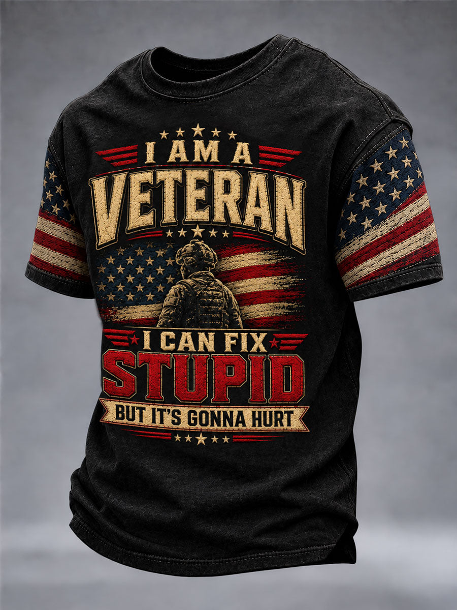 Men's Veterans Day Theme Short Sleeves T-Shirt