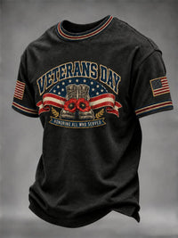 Men's Veterans Day Theme Short Sleeves T-Shirt