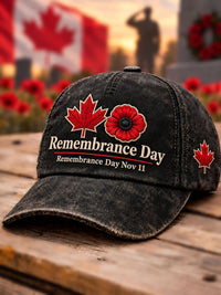 Unisex Remembrance Day Poppyt Hat