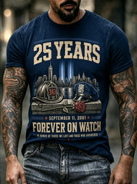 Men's 9.11 Never Forget Printed T-shirt