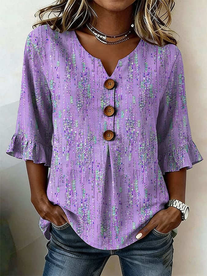 Women's Alzheimer’s Awareness Print Shirt