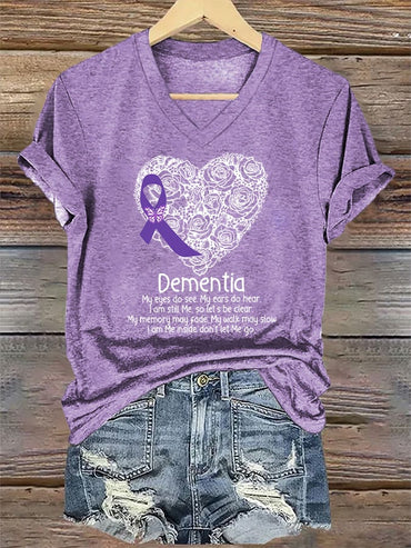 Women's Alzheimer's Disease Awareness T-Shirt