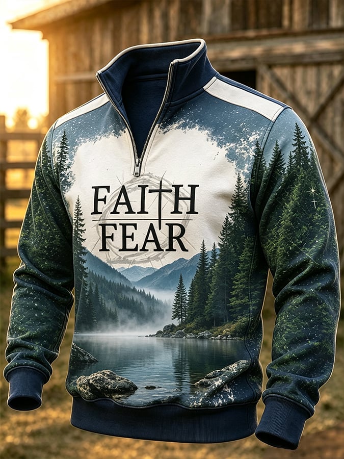 Men's Faith Printed Top