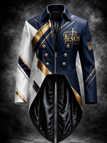 Men's Gothic Steampunk Tail Jacket