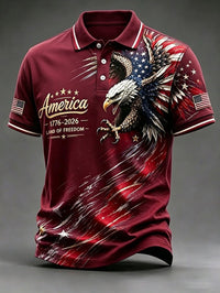 Men's U.S. 250th Anniversary Short-Sleeve Polo Shirt