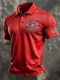 Men's U.S. 250th Anniversary Printed Polo Shirt