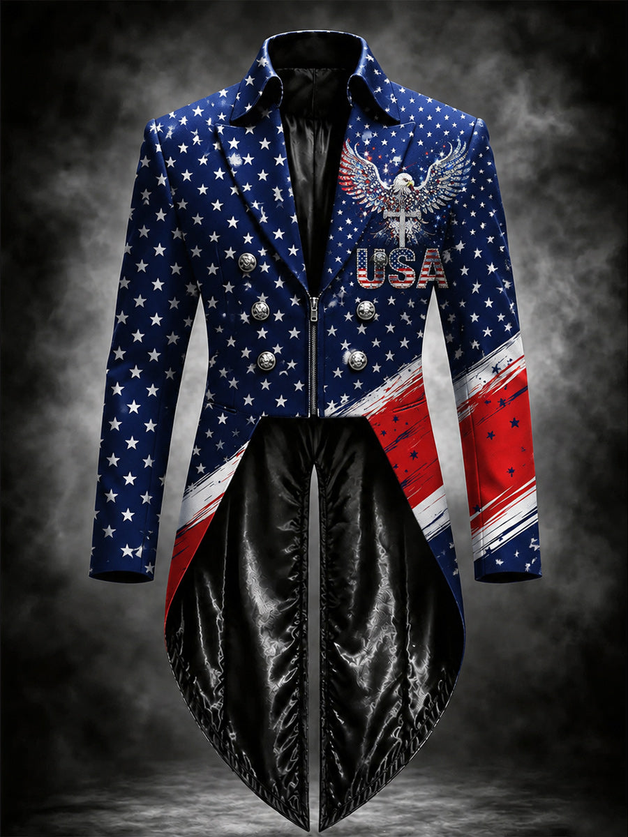 Men's Gothic Steampunk Tail Jacket