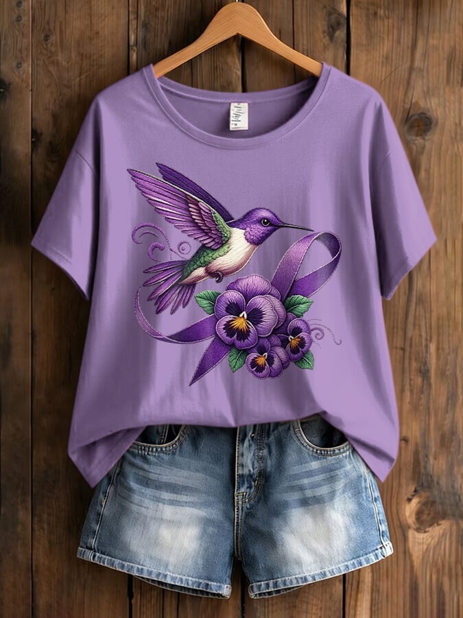Women's Alzheimer's Disease Awareness T-Shirt