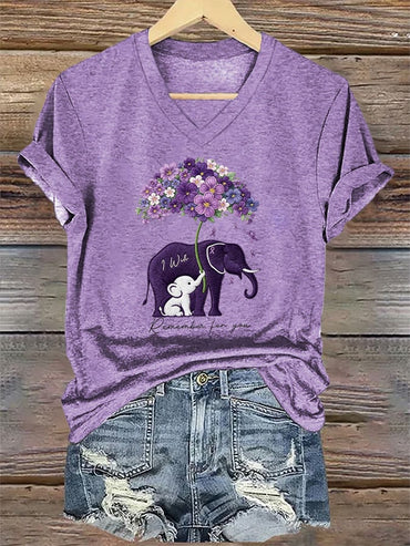 Women's Alzheimer's Disease Awareness T-Shirt