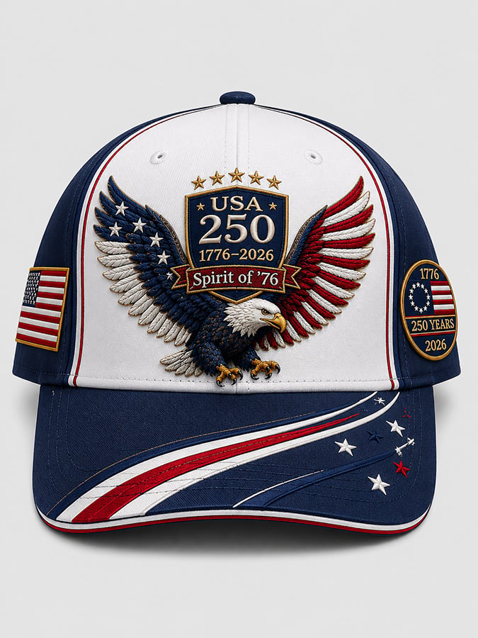 Unisex USA 250th Anniversary Print Hat