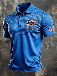 Men's U.S. 250th Anniversary Printed Polo Shirt