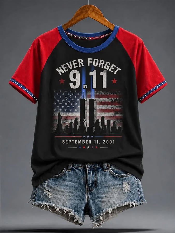 Women's USA 911 Print T-Shirt