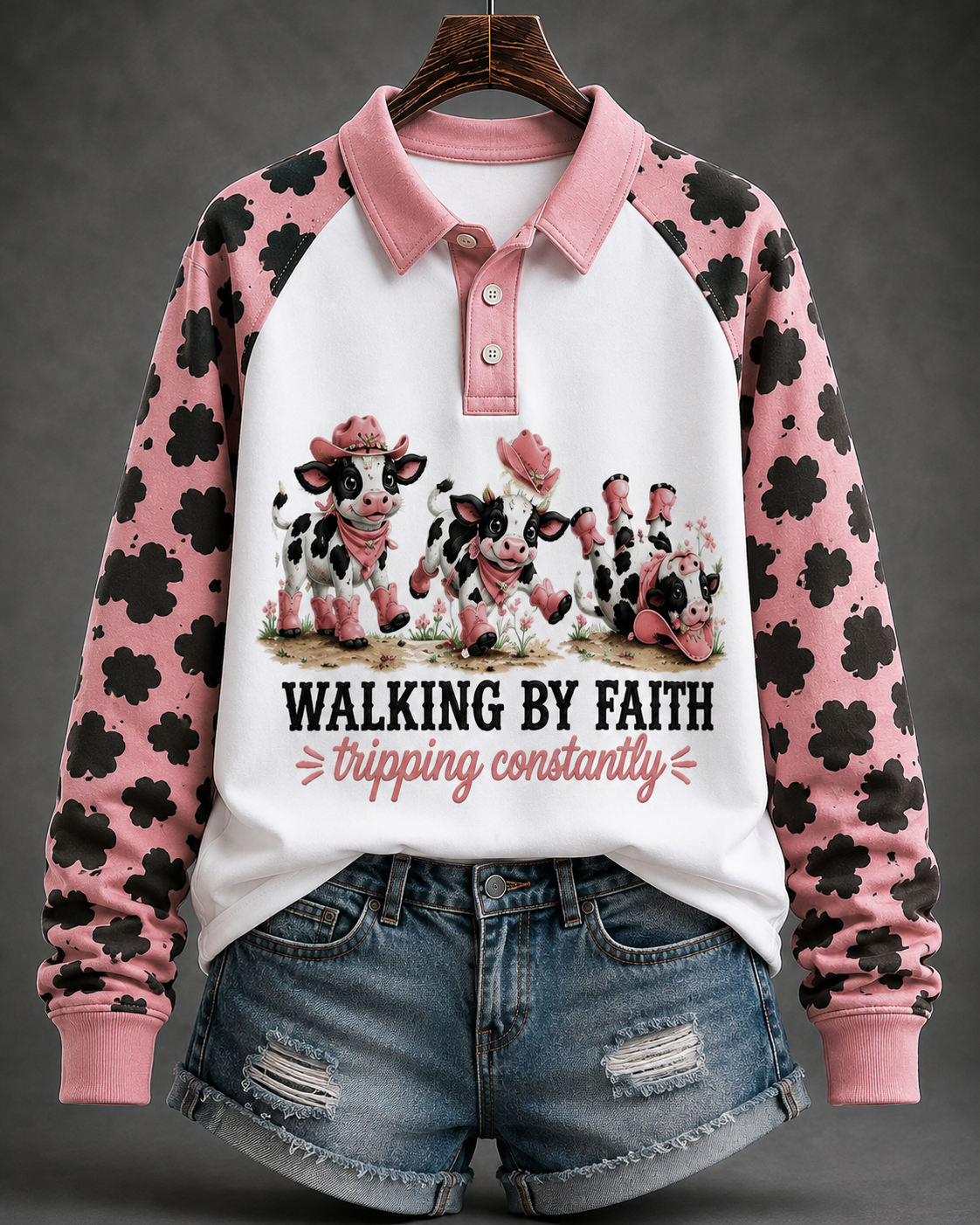 Faith Art Print Long-Sleeve Shirt