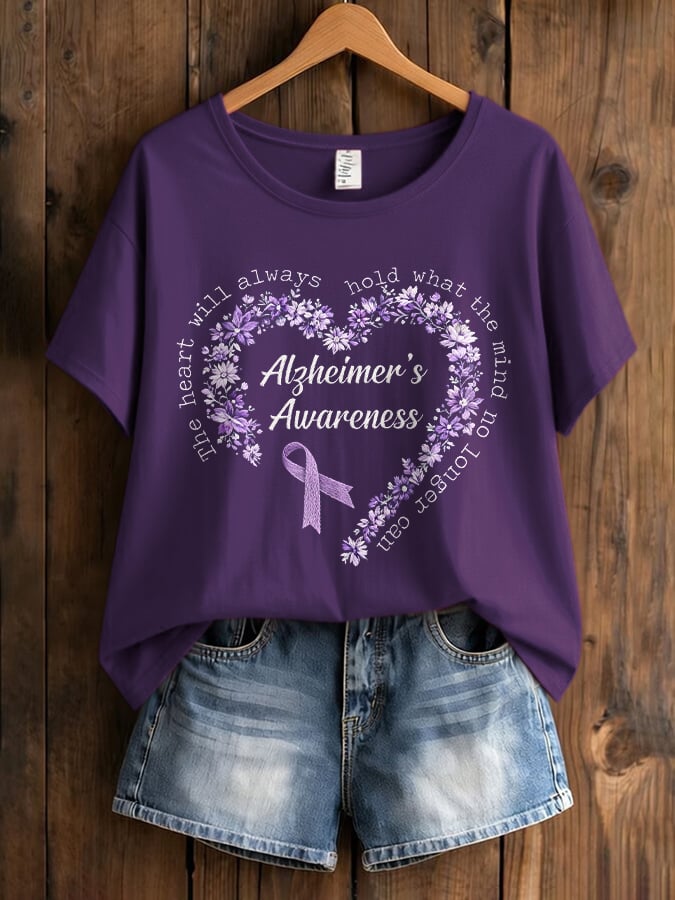 Women's Alzheimer's Disease Awareness T-Shirt