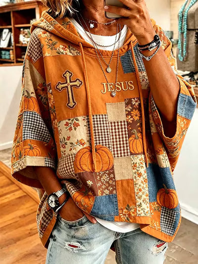Women's Casual Long Sleeve Faith Hoodie
