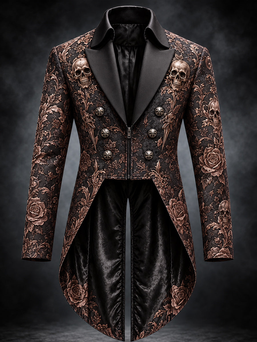 Men's Vintage Art Tail Jacket