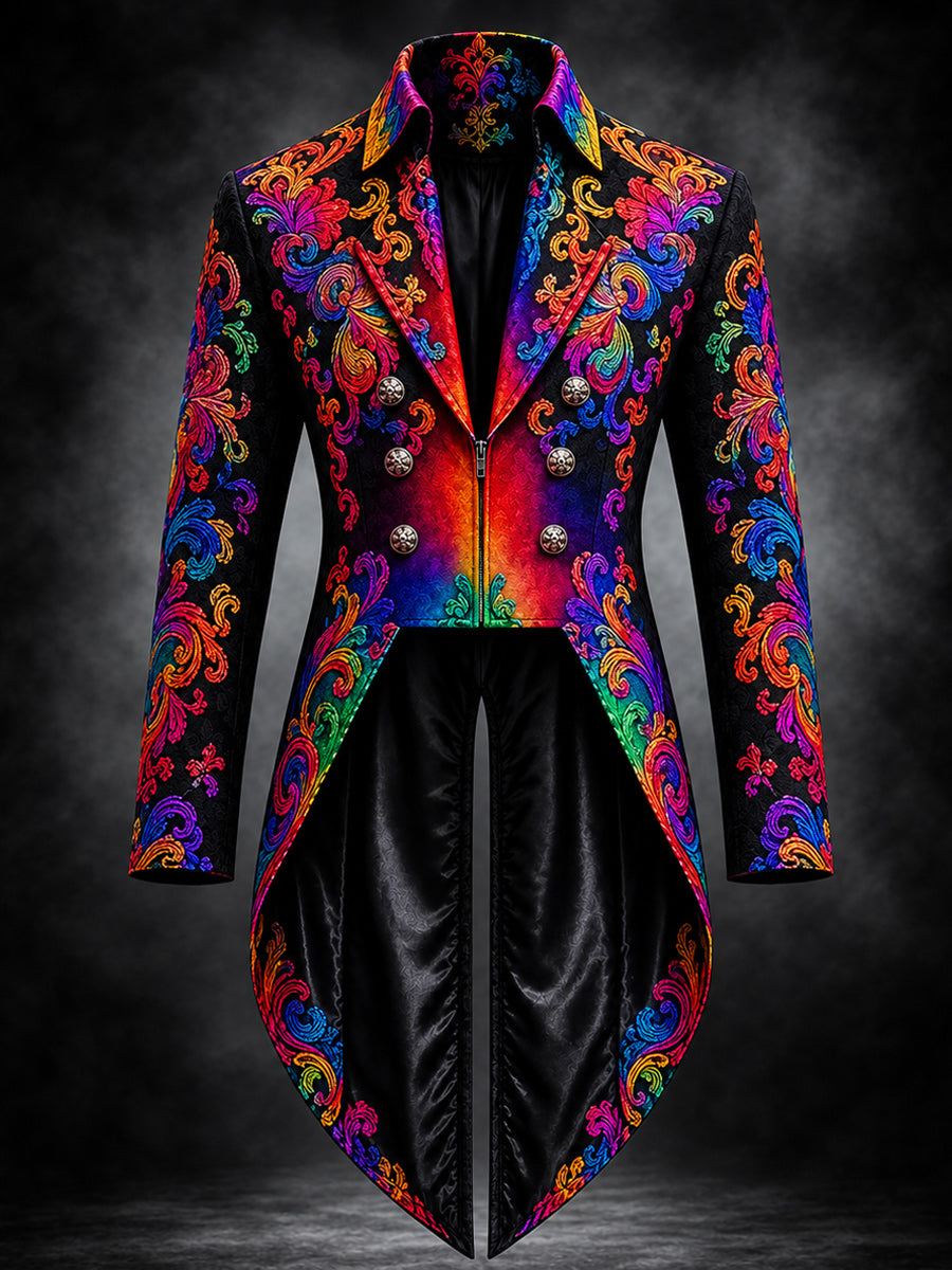 Men's Vintage Art Tail Jacket