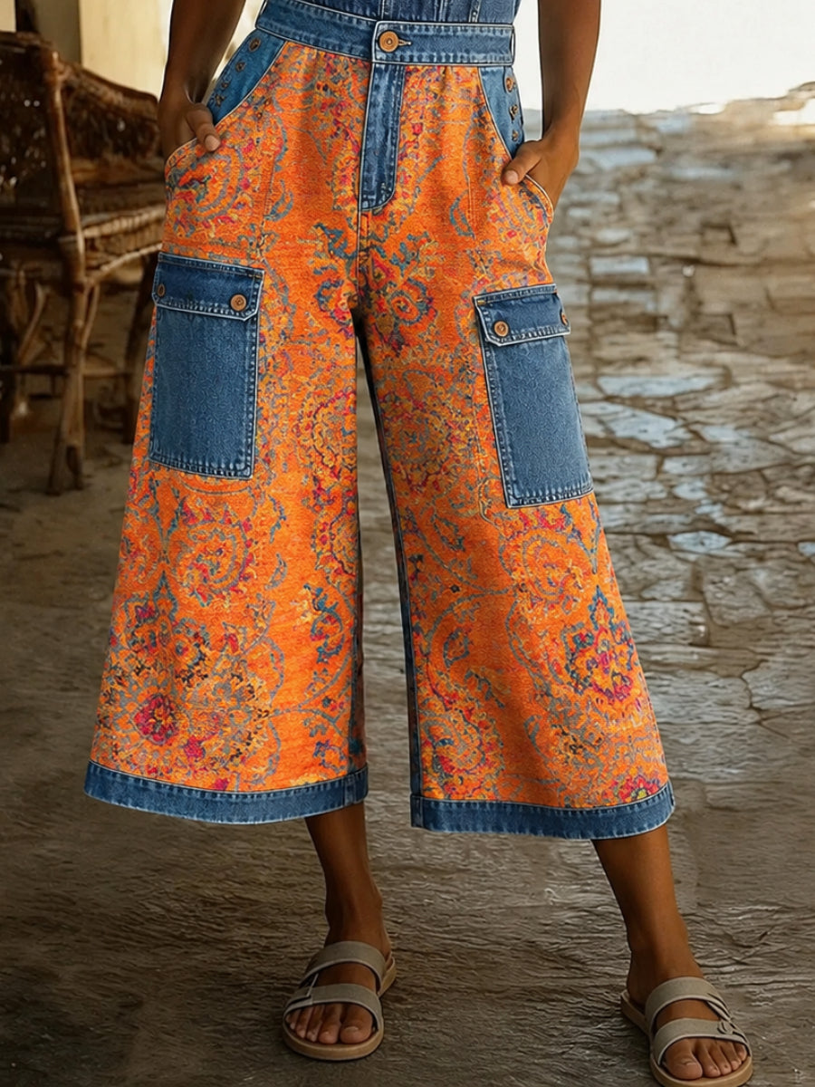 Women's Fall For Jesus Art Print Casual Pants
