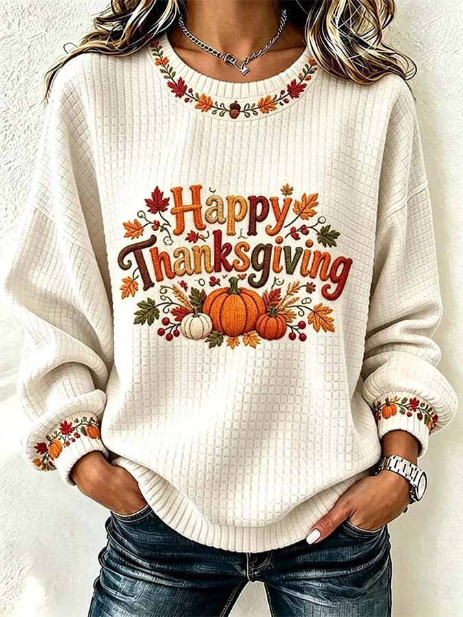Women'S Casual Printed Sweatshirt