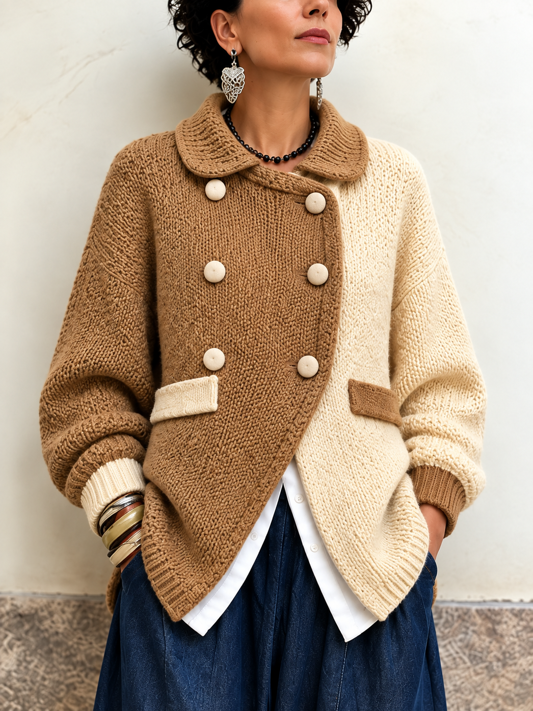 Casual Fashion Long Sleeve Cardigan Coat