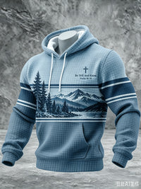 Men's Be Still And Know Psalm 46:10 Printed Hoodie
