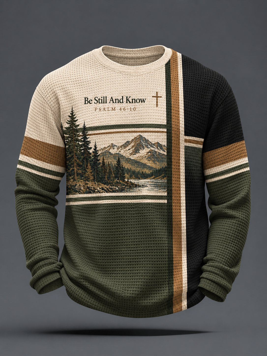 Men's Faith-Print Casual Top