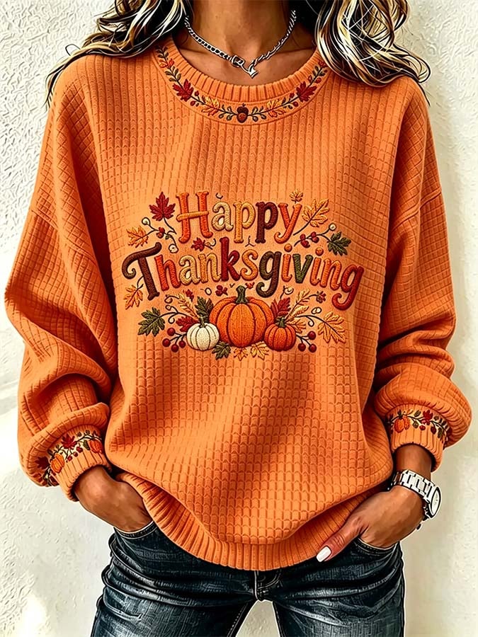 Women'S Casual Printed Sweatshirt