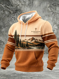 Men's Be Still And Know Psalm 46:10 Printed Hoodie
