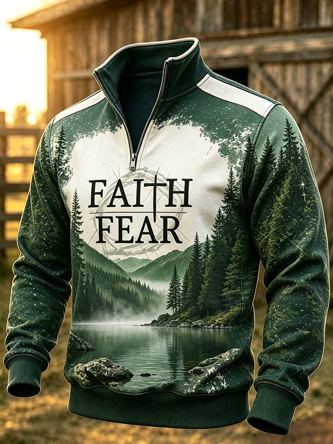 Men's Faith Printed Top