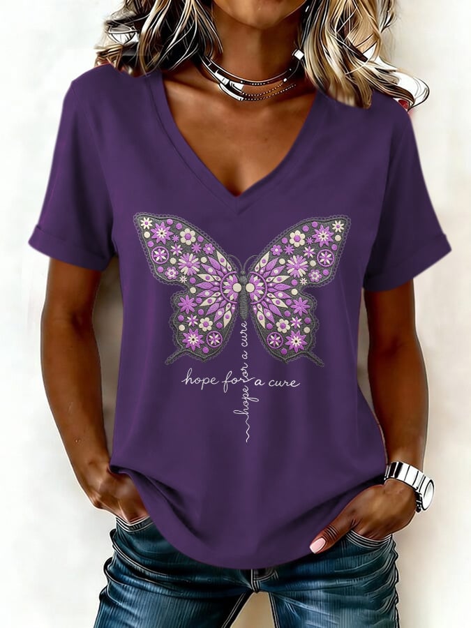 Women's Alzheimer's Disease Awareness T-Shirt