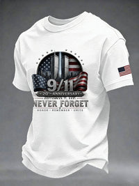 Men's Retro Print Short-Sleeve T-Shirt