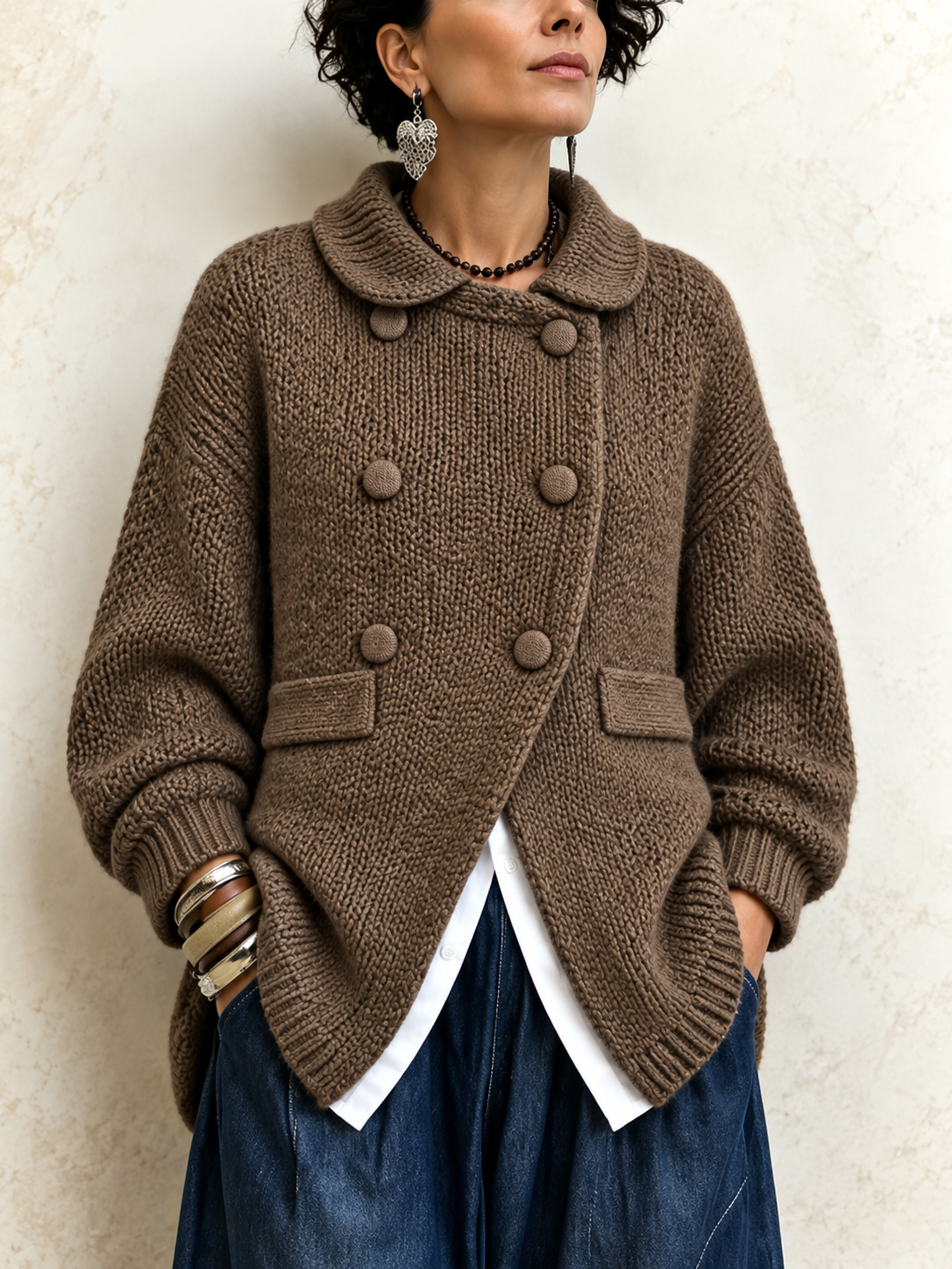 Casual Fashion Long Sleeve Cardigan Coat